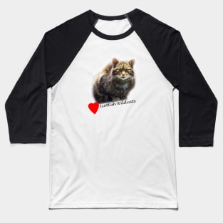 Love Scottish Wildcats! Baseball T-Shirt